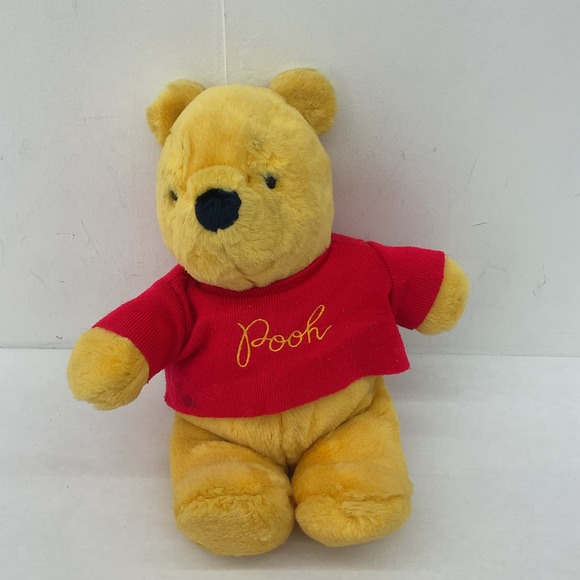 VTG Disney Sears Orange Stuffed Animal Plush Toy Bear 80s - Picture 1 of 8